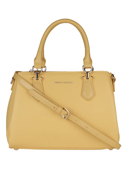 MINI WESST Women's Yellow Handheld Bag(MWHB103YL)