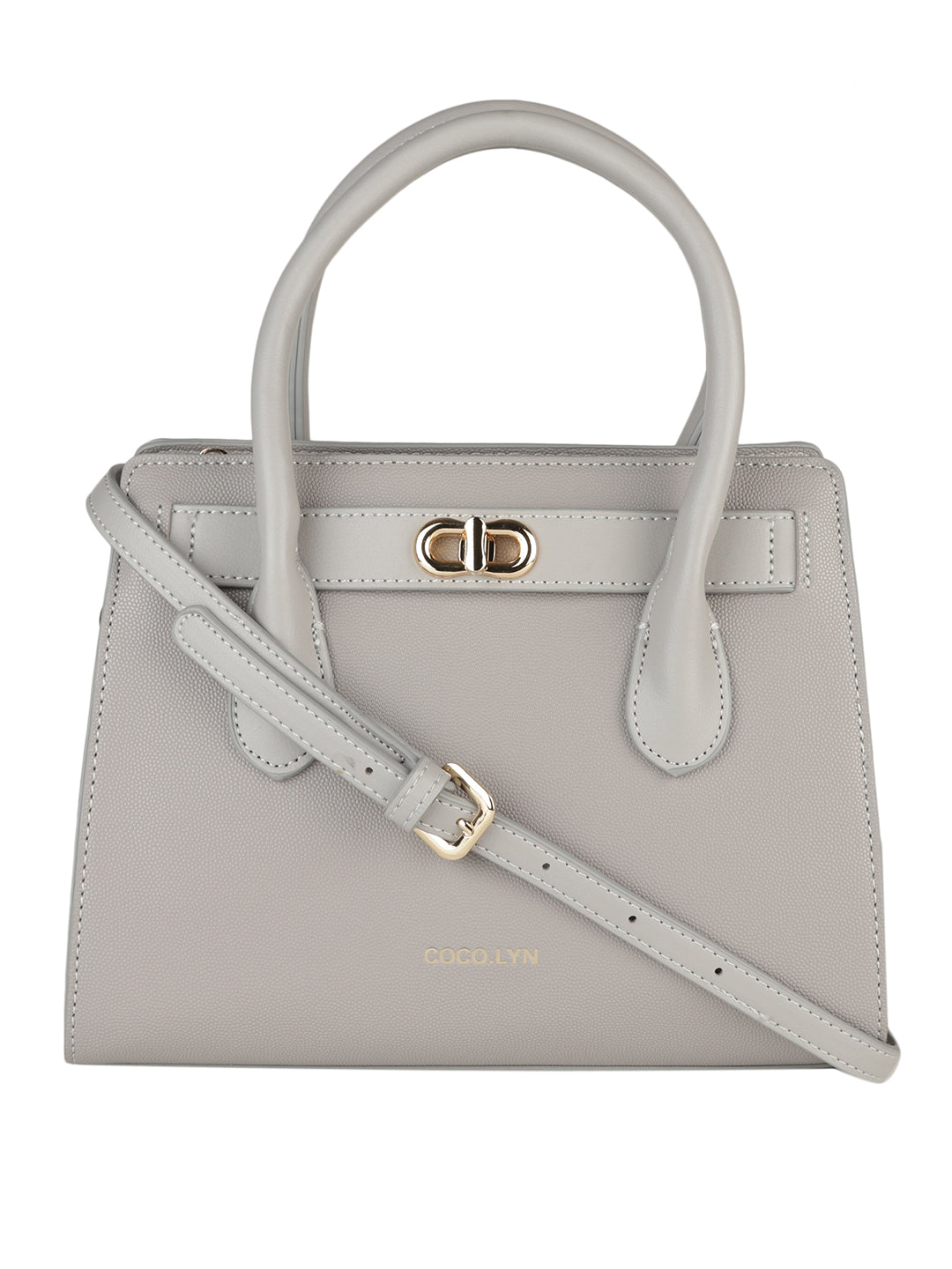 Women's Grey Handheld Bag