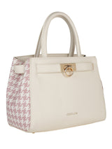 Women's White Handheld Bag