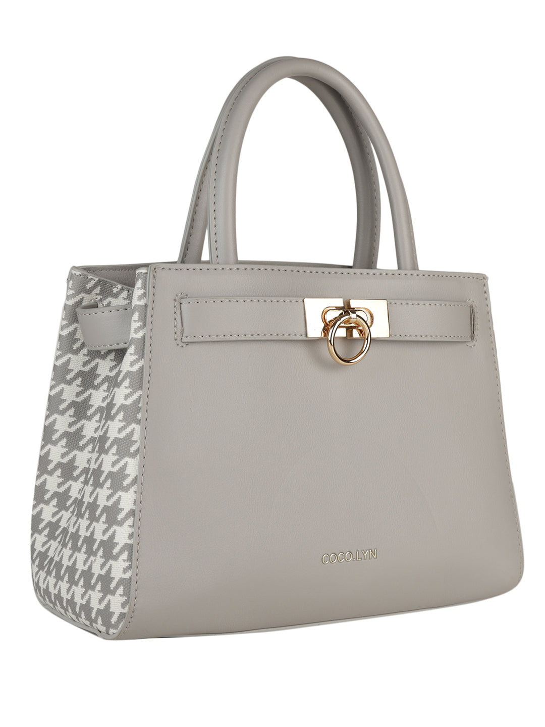 MINI WESST Women's Grey Handheld Bag(MWHB112GY)