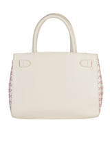 Women's White Handheld Bag