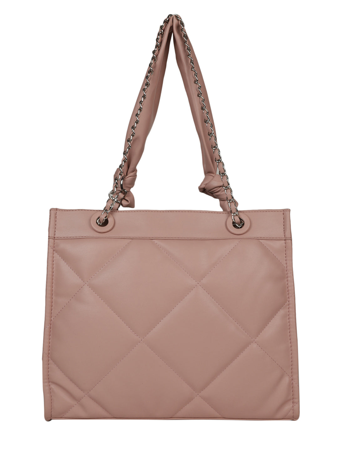 MINI WESST Women's Pink Tote Bag(MWTB034PK)