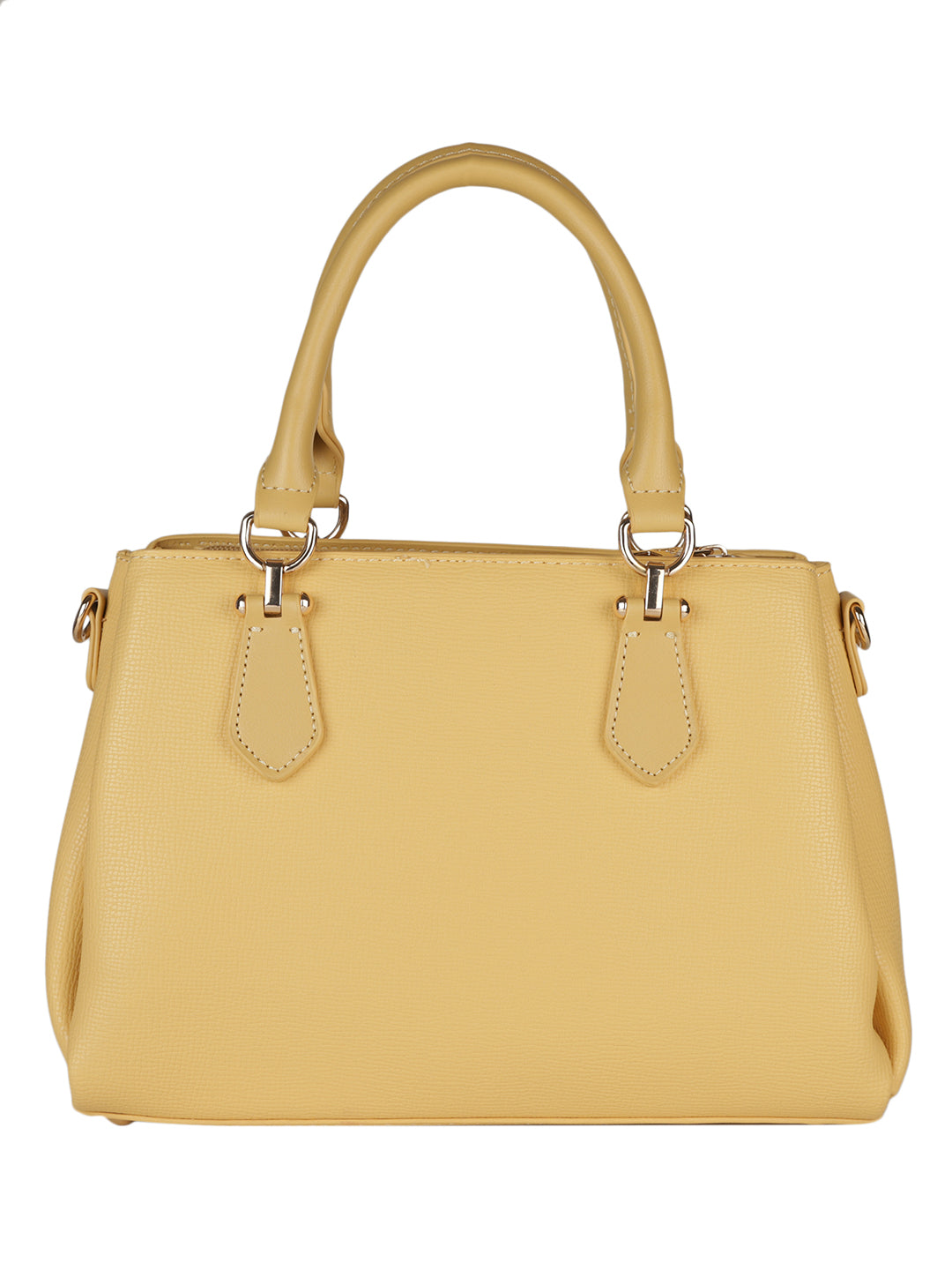 Women's Yellow Handheld Bag