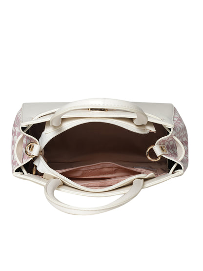 MINI WESST Women's White Handheld Bag(MWHB113WT)