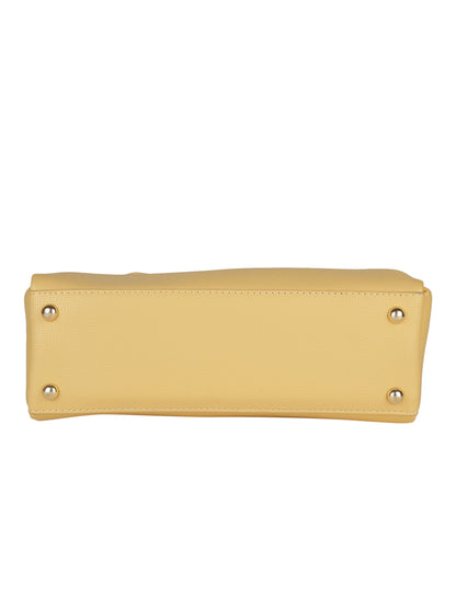 MINI WESST Women's Yellow Handheld Bag(MWHB103YL)