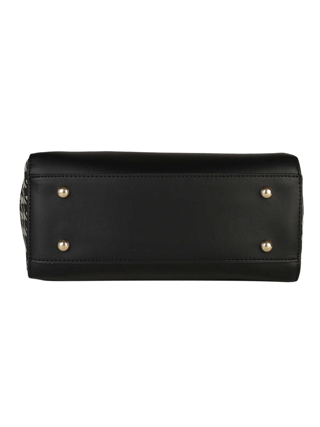 MINI WESST Women's Black Handheld Bag(MWHB110BL)