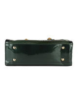 Women's Green Handheld Bag