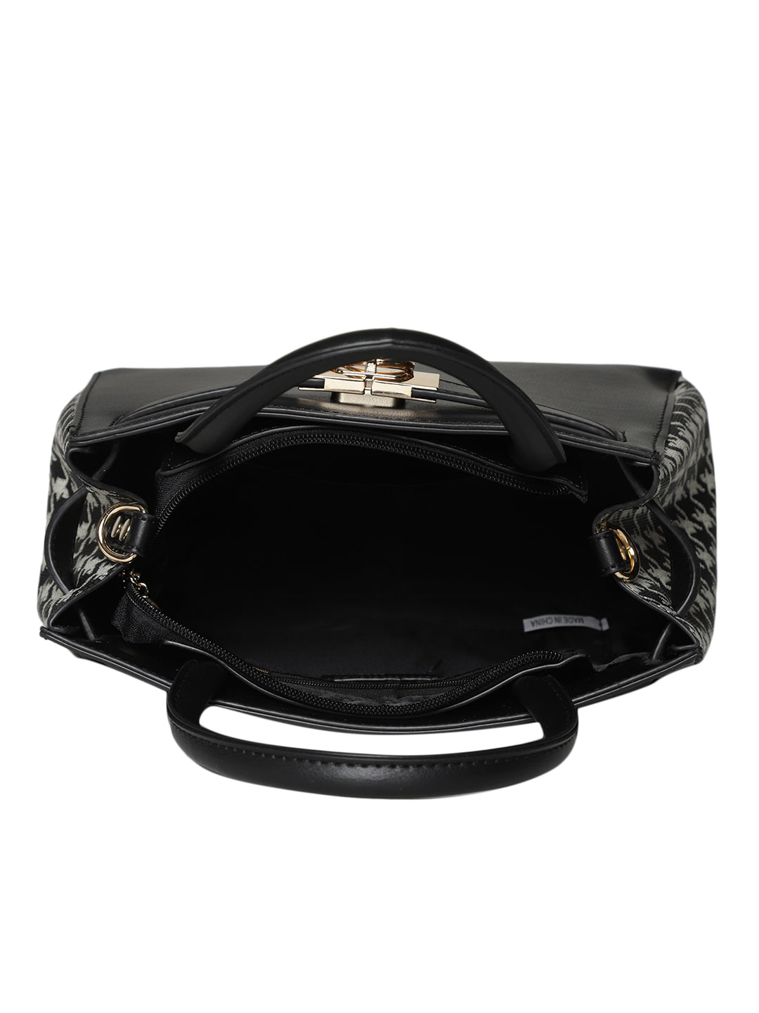 MINI WESST Women's Black Handheld Bag(MWHB110BL)