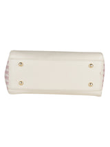 Women's White Handheld Bag