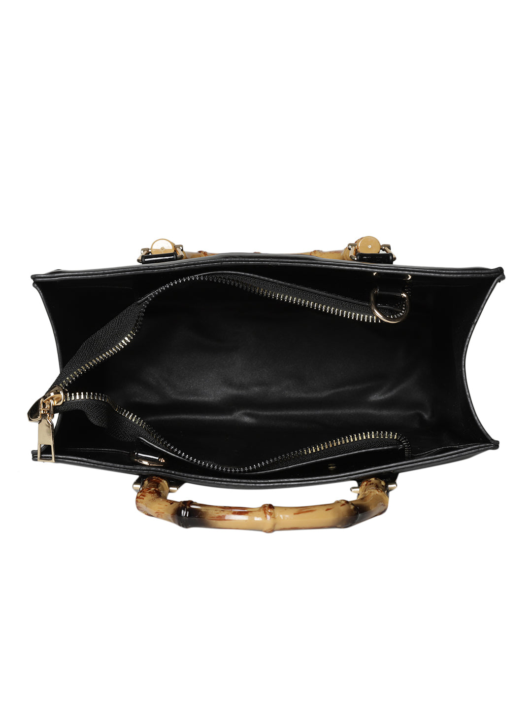 MINI WESST Women's Black Handheld Bag(MWHB114BL)