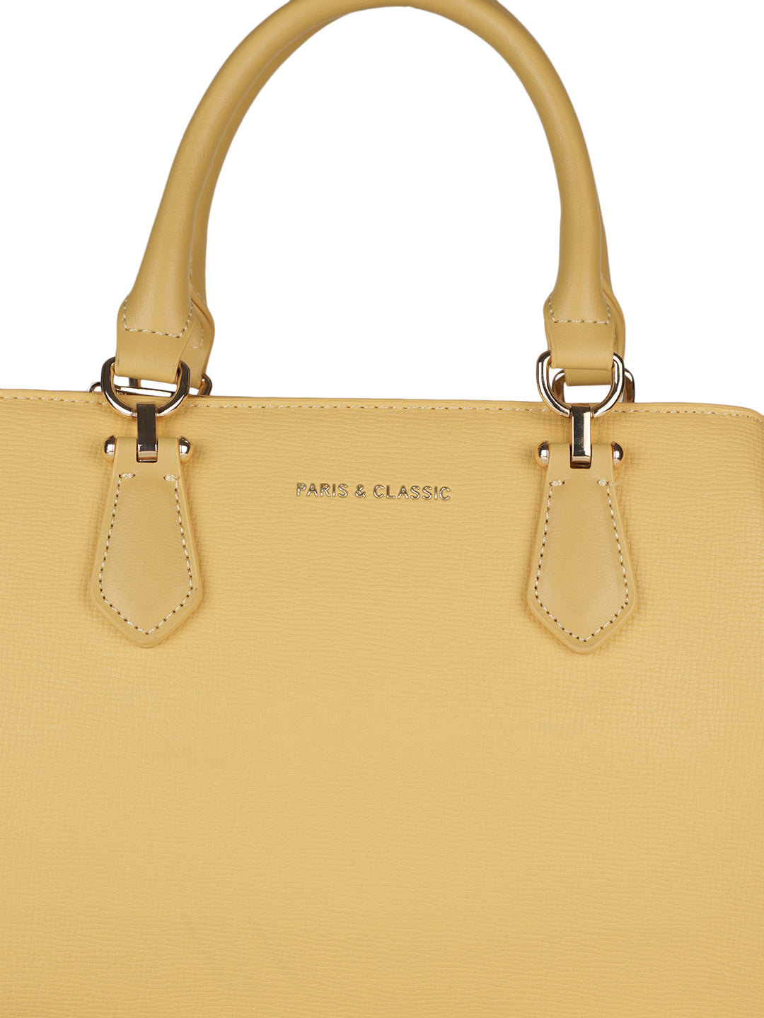 Women's Yellow Handheld Bag