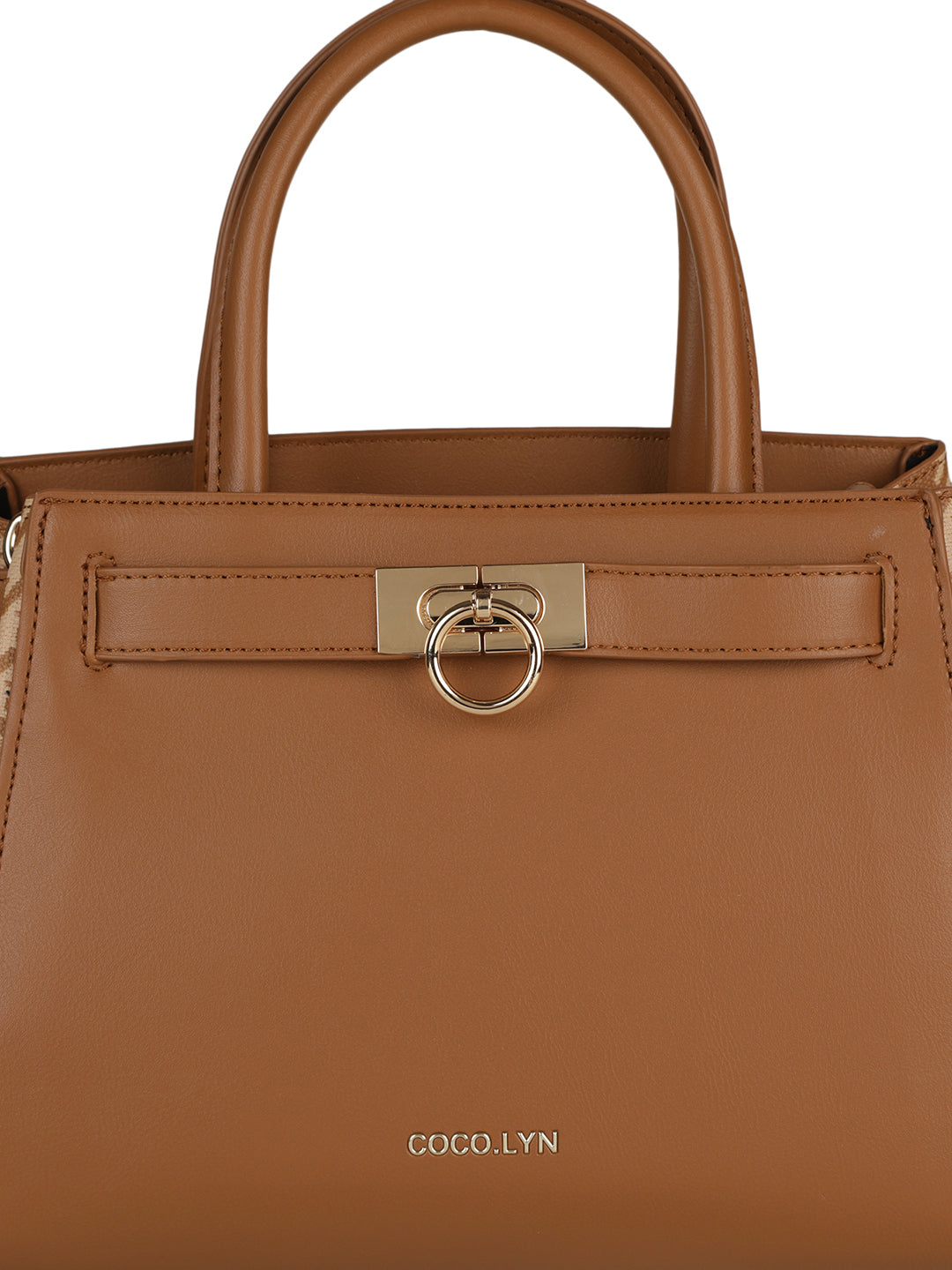 Women's Brown Handheld Bag