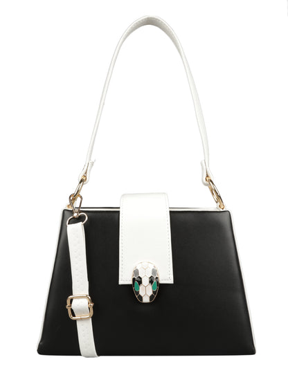 MINI WESST Women's Black Handbags(MWHB005BL)
