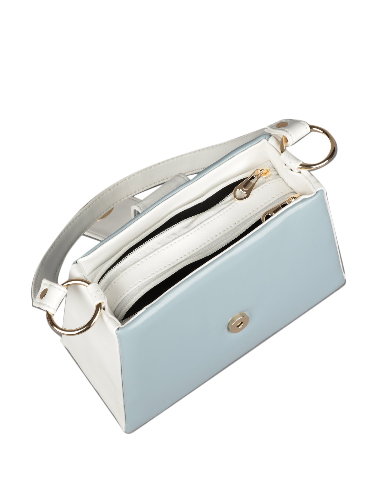 MINI WESST Women's Blue Handbags(MWHB006BB)