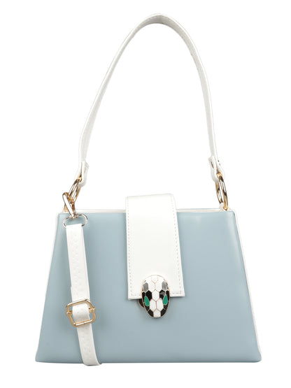 MINI WESST Women's Blue Handbags(MWHB006BB)