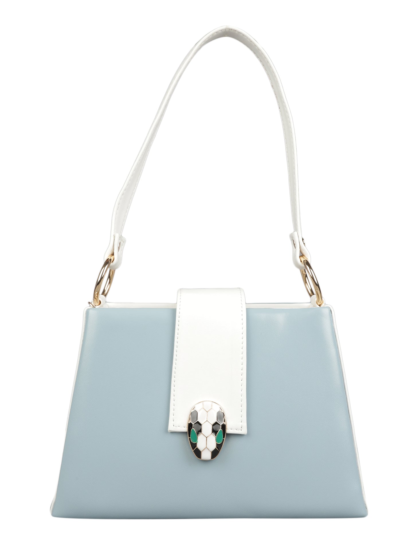 MINI WESST Women's Blue Handbags(MWHB006BB)