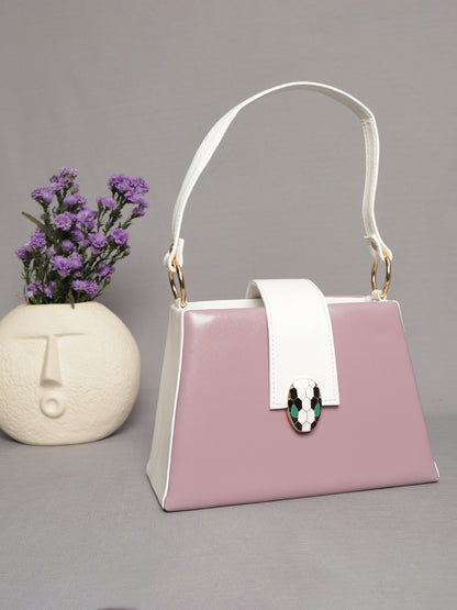 MINI WESST Women's Pink Handbags(MWHB007PK)