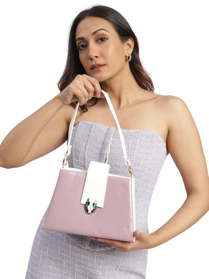 MINI WESST Women's Pink Handbags(MWHB007PK)