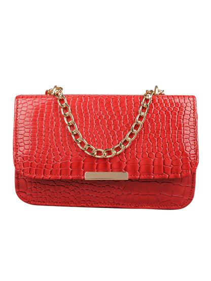 MINI WESST Women's Red Handbags(MWHB019RD)