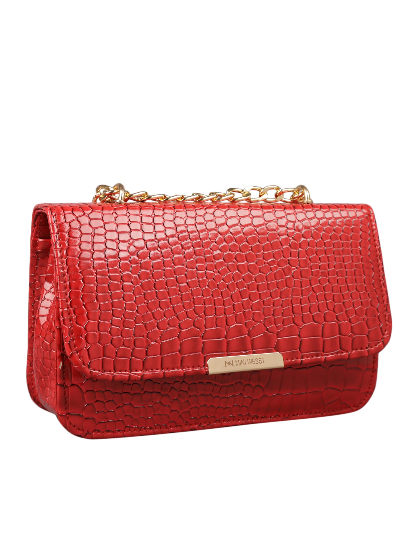MINI WESST Women's Red Handbags(MWHB019RD)