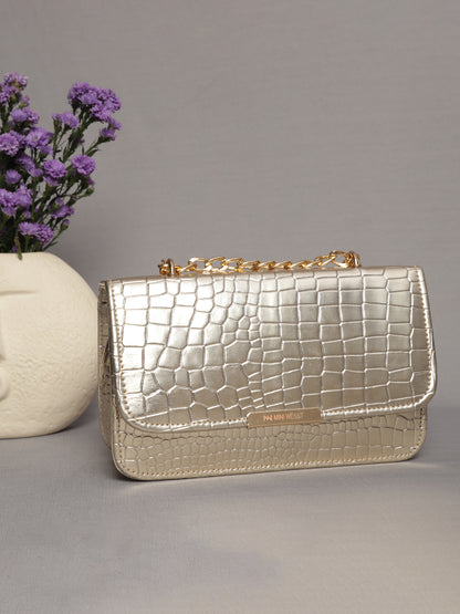 MINI WESST Women's Rose Gold Handbags(MWHB020RG)