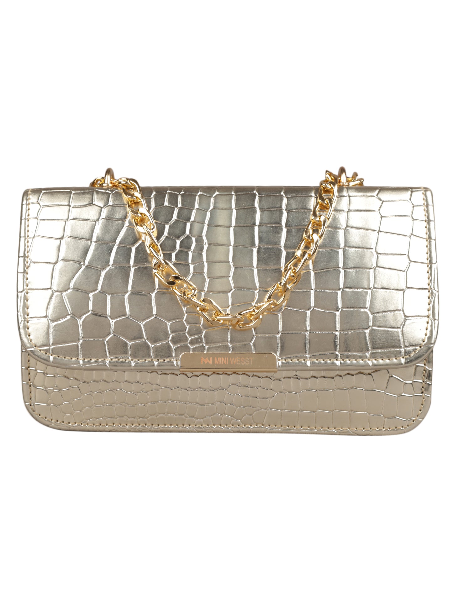 MINI WESST Women's Rose Gold Handbags(MWHB020RG)