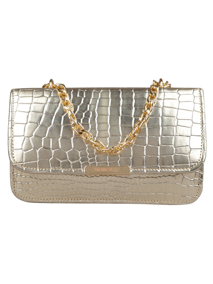 MINI WESST Women's Rose Gold Handbags(MWHB020RG)