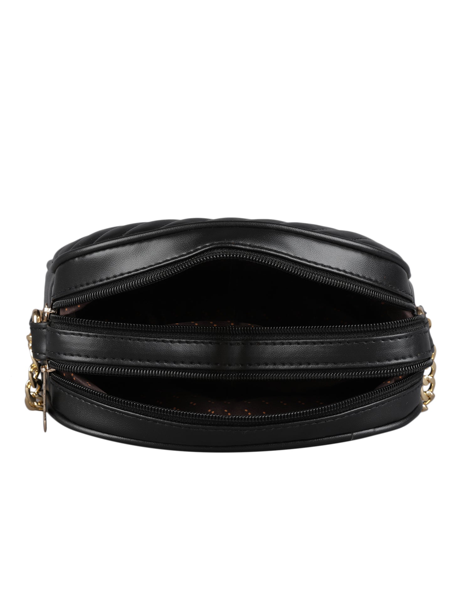 MINI WESST Women's Black Handbags(MWHB035BL)
