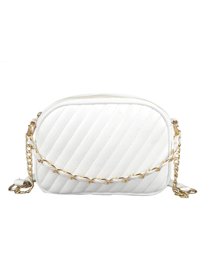 MINI WESST Women's White Handbags(MWHB037WT)