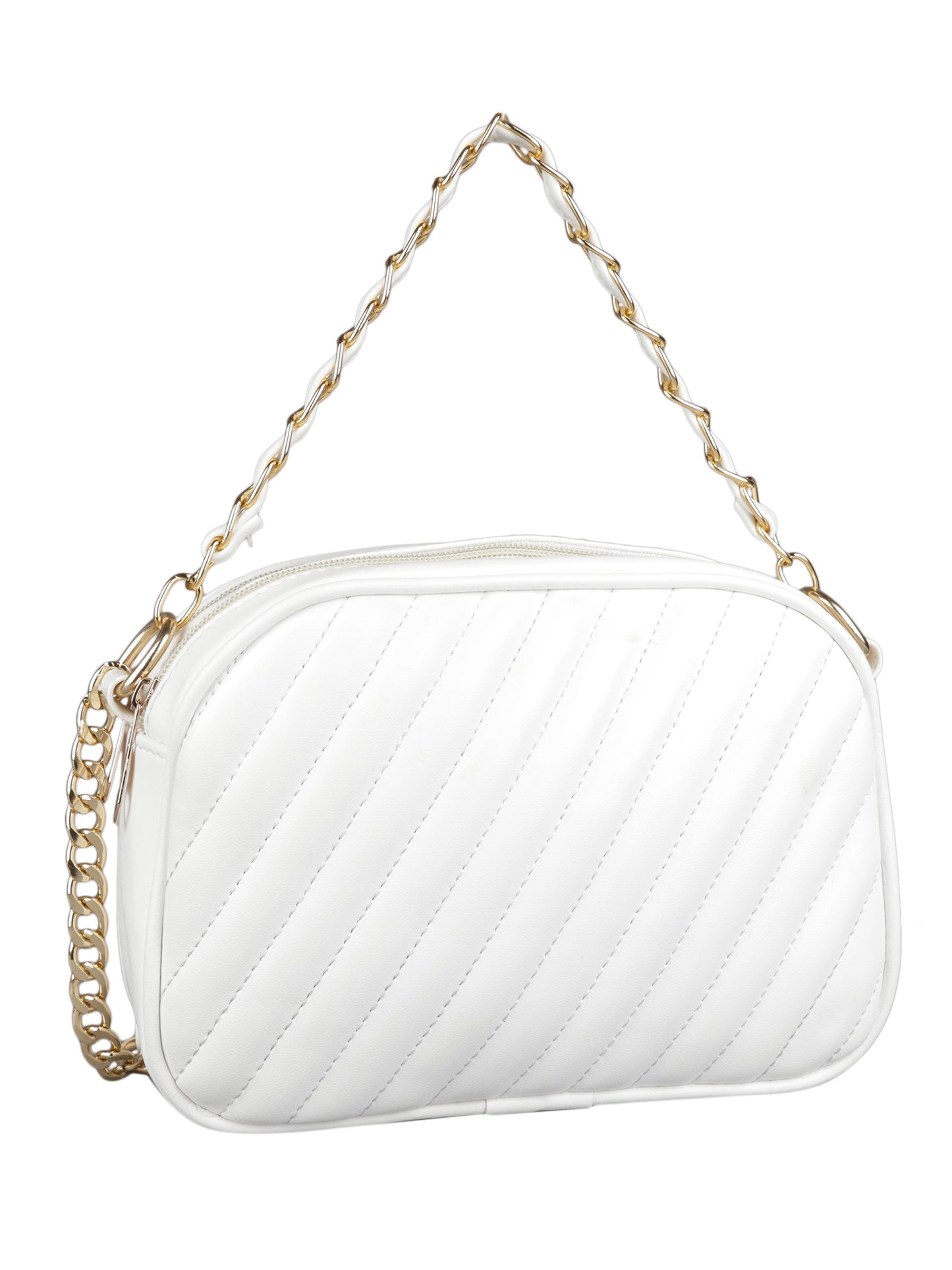 MINI WESST Women's White Handbags(MWHB037WT)