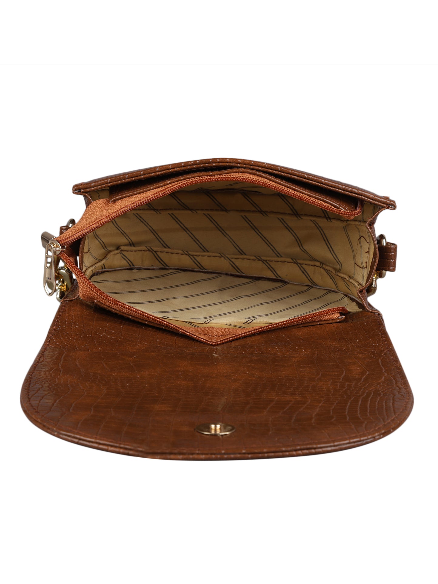 MINI WESST Women's Brown Handbags(MWHB040BR)