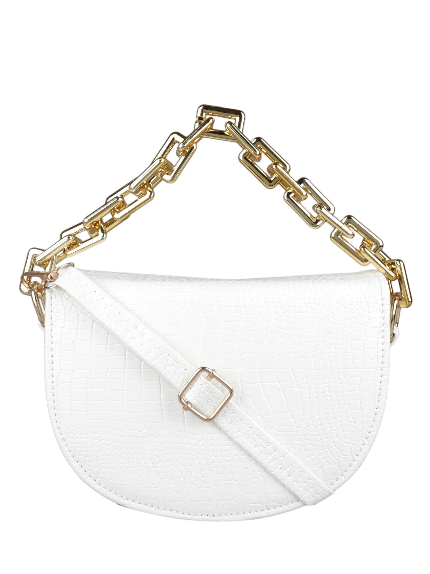 MINI WESST Women's White Handbags(MWHB042WT)