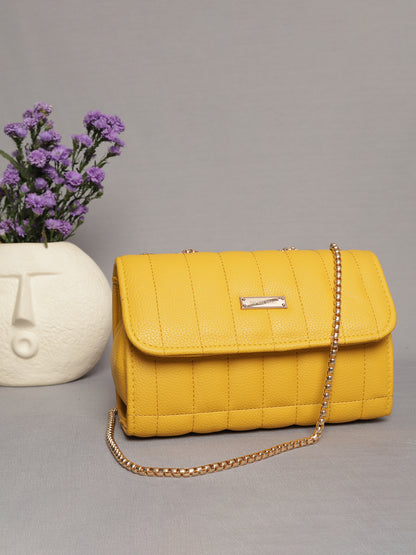MINI WESST Women's Yellow Handbags(MWHB046YL)