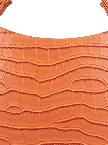 MINI WESST Women's Orange Handbags(MWHB051OR)