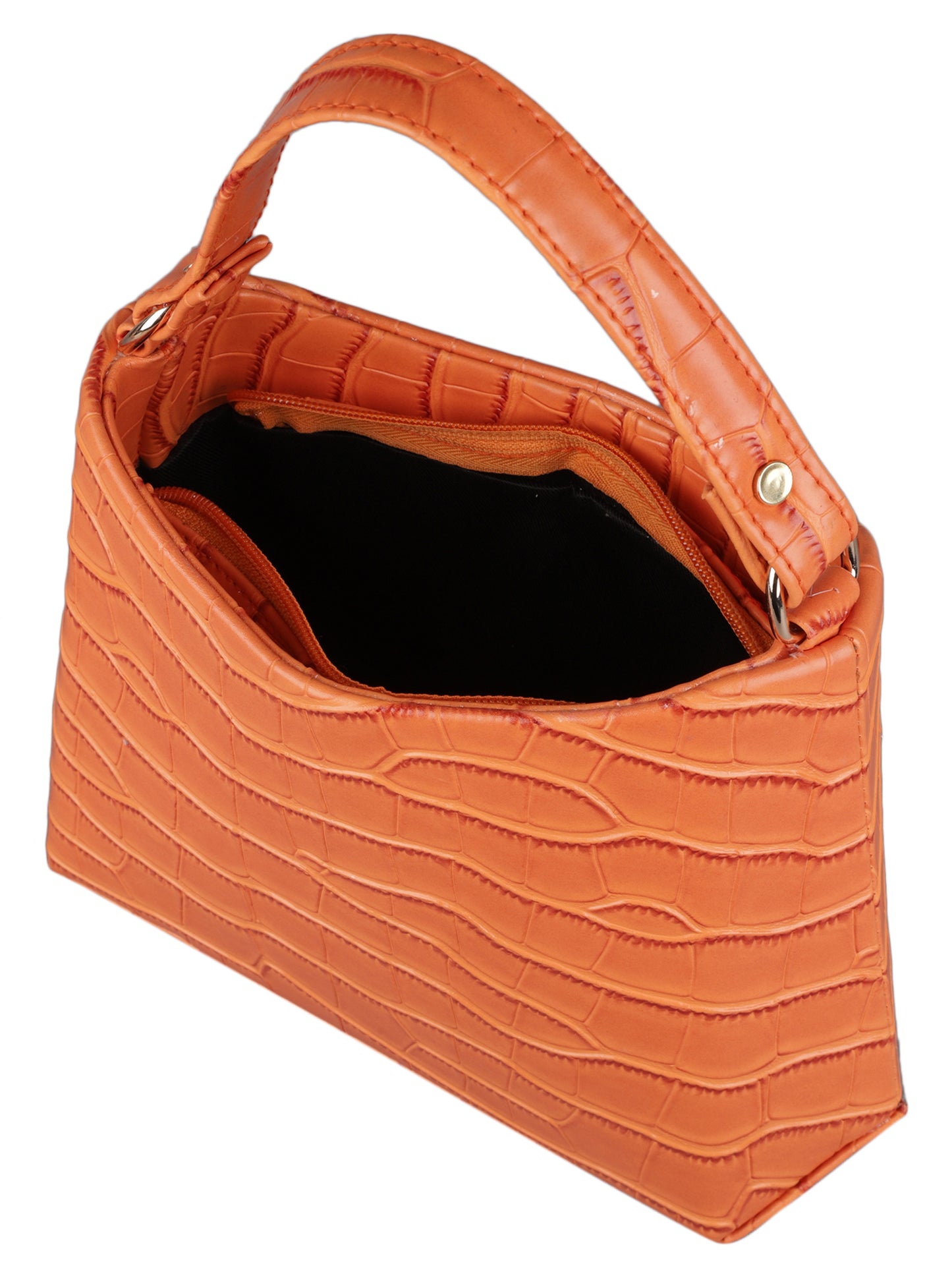 MINI WESST Women's Orange Handbags(MWHB051OR)