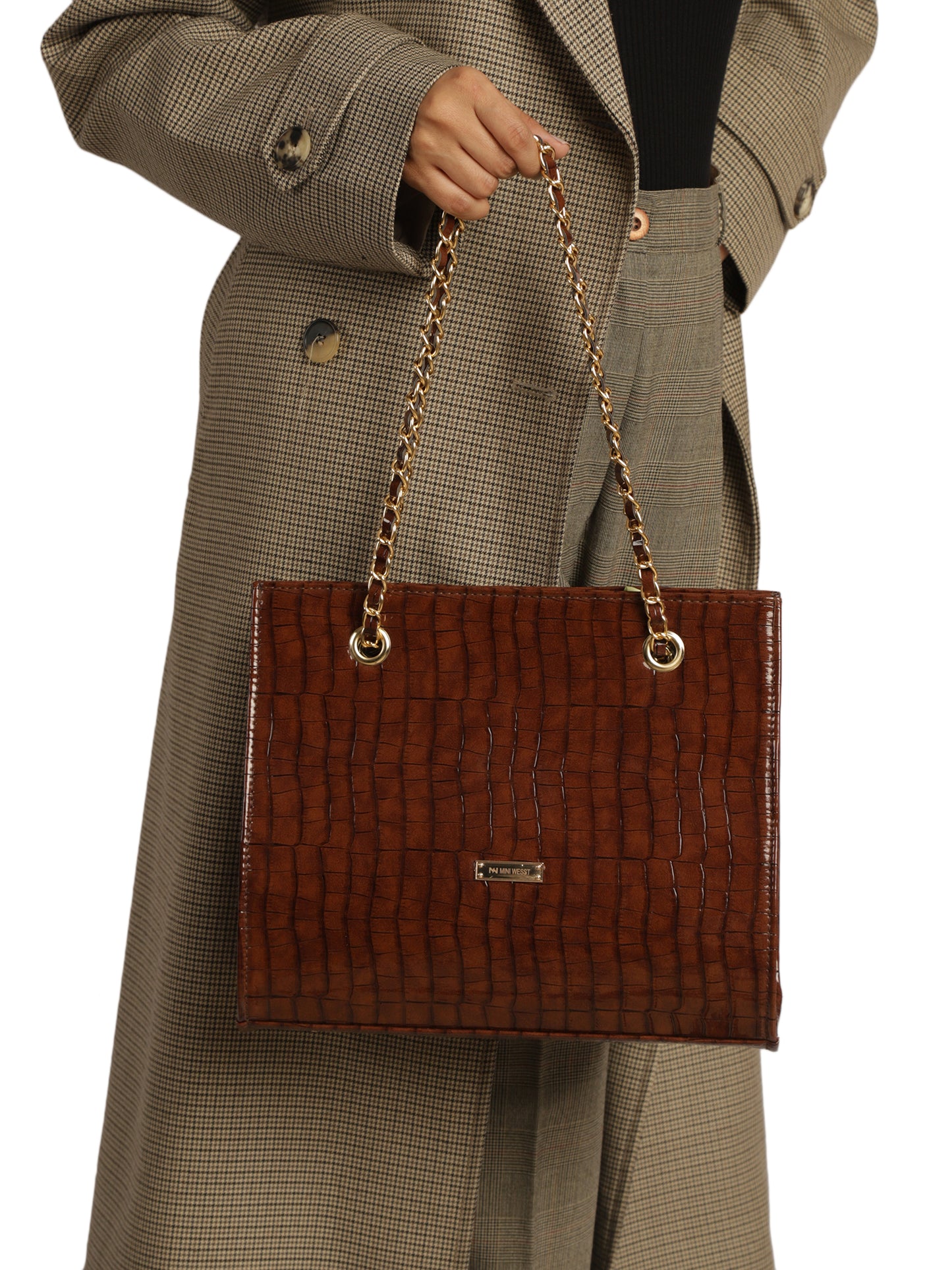 MINI WESST Women's Maroon Handbags(MWHB055MR)