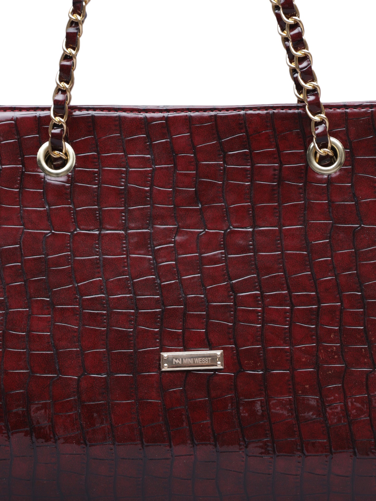 MINI WESST Women's Maroon Handbags(MWHB055MR)
