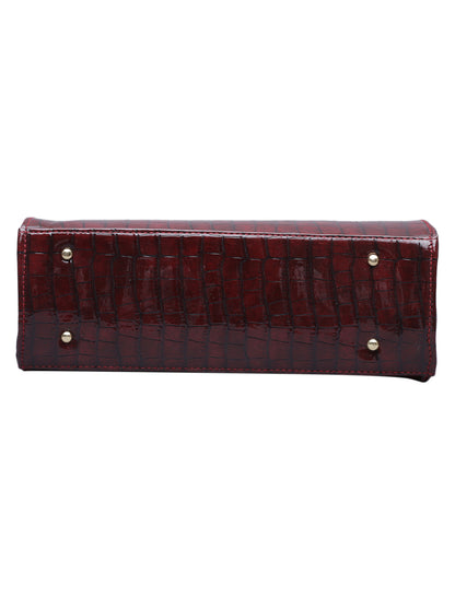 MINI WESST Women's Maroon Handbags(MWHB055MR)