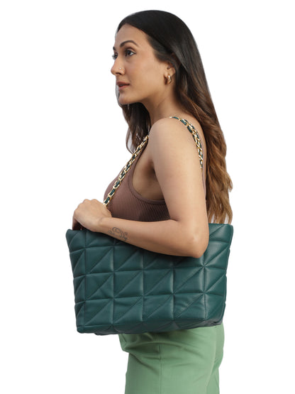 MINI WESST Women's Green Handbags(MWHB059GR)