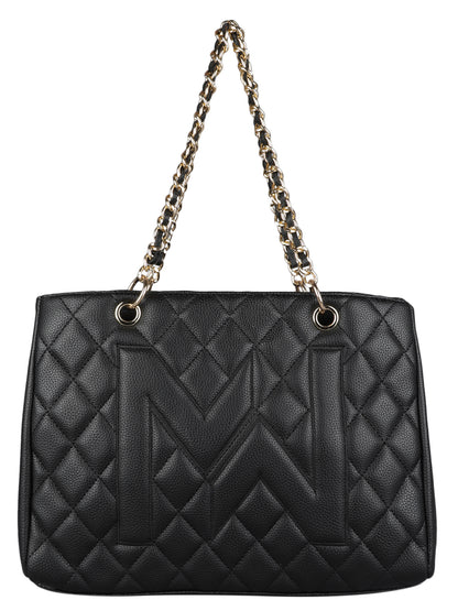 MINI WESST Women's Black Handbags(MWHB062BL)