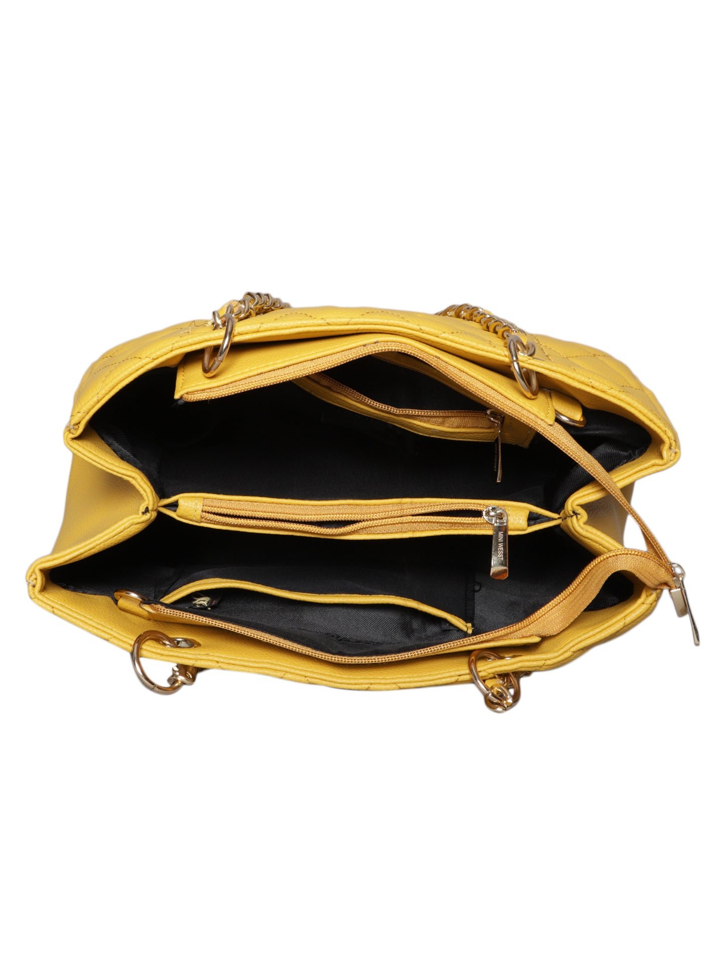 MINI WESST Women's Yellow Handbags(MWHB064YL)