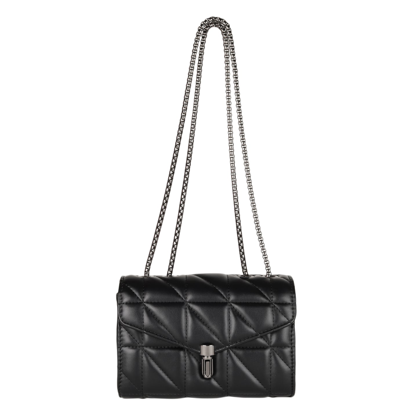 MINI WESST Women's Black Sling And Cross Bags(MWHB069BL)