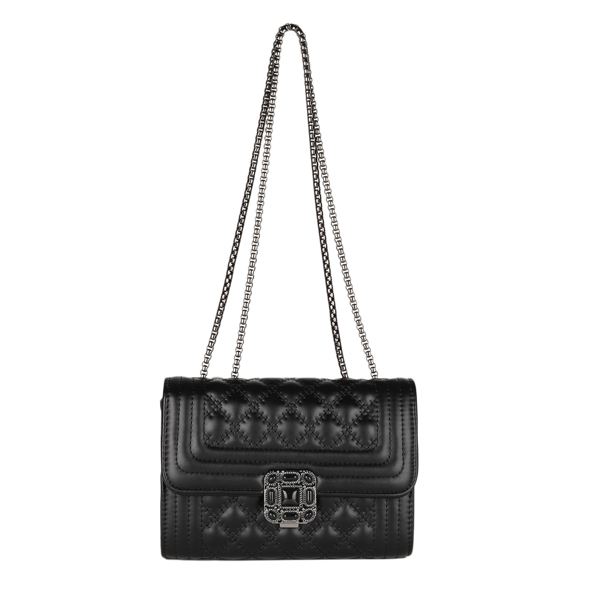 Women's Black Sling And Cross Bags