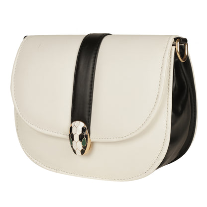 MINI WESST Women's White Handbags(MWHB083WT)