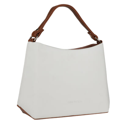 MINI WESST Women's White Handbags(MWHB086WT)