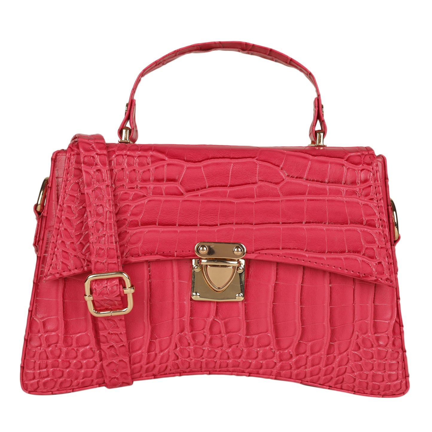 MINI WESST Women's Pink Handbags(MWHB091PK)