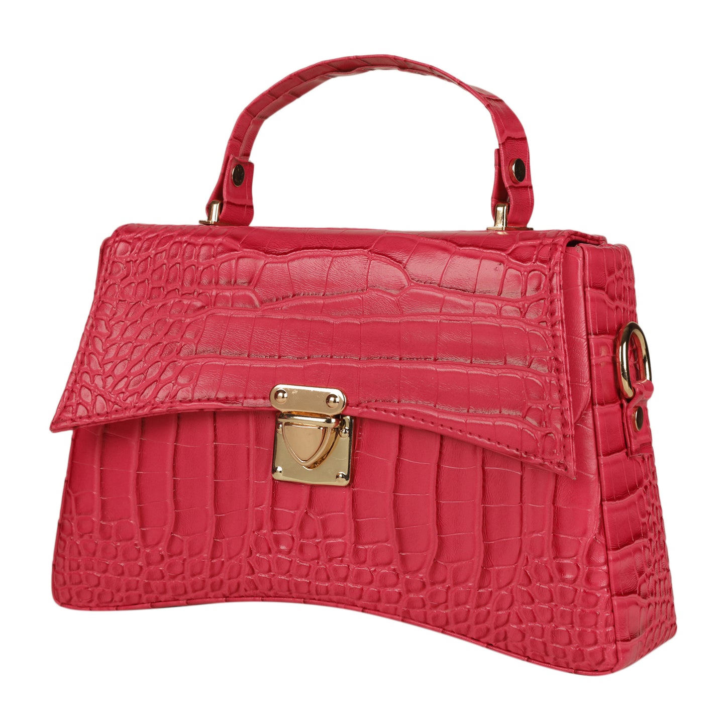 MINI WESST Women's Pink Handbags(MWHB091PK)