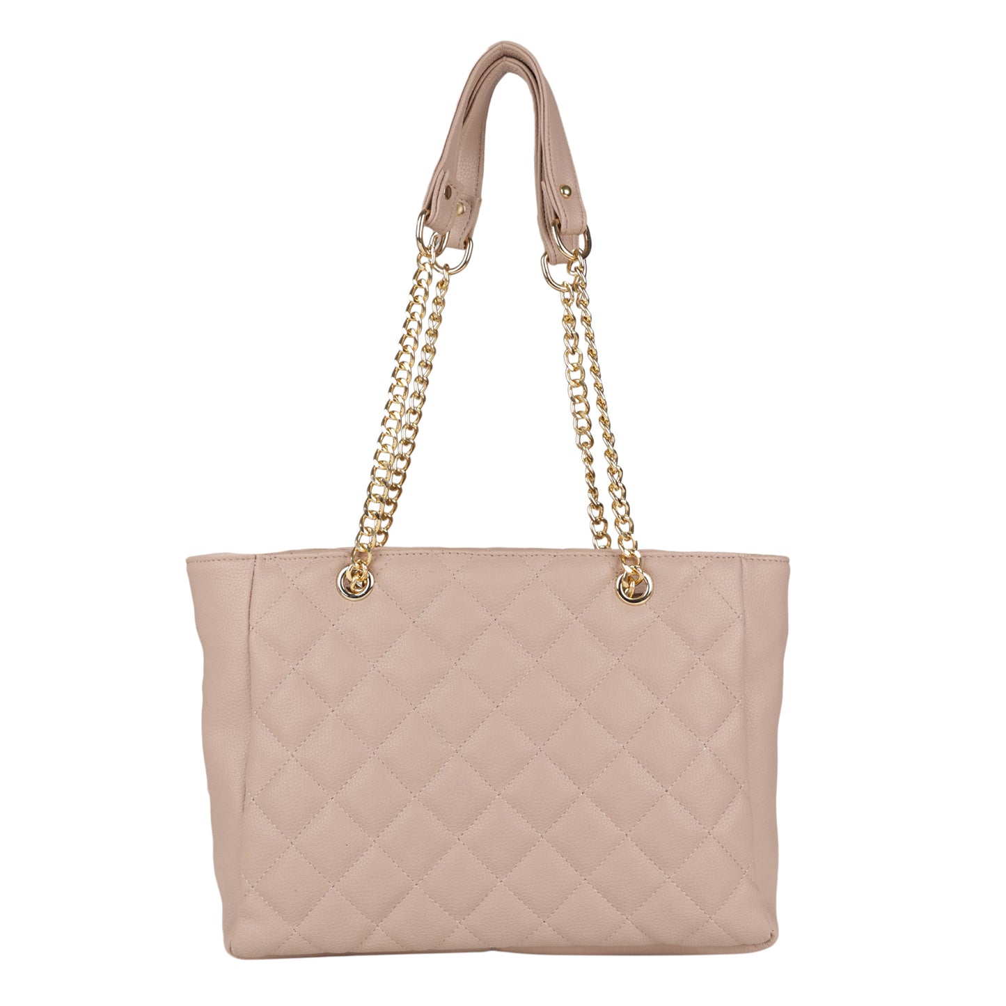 MINI WESST Women's Beige Tote bags(MWHB094BE)