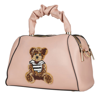 MINI WESST Women's Pink Handbags(MWHB098PK)