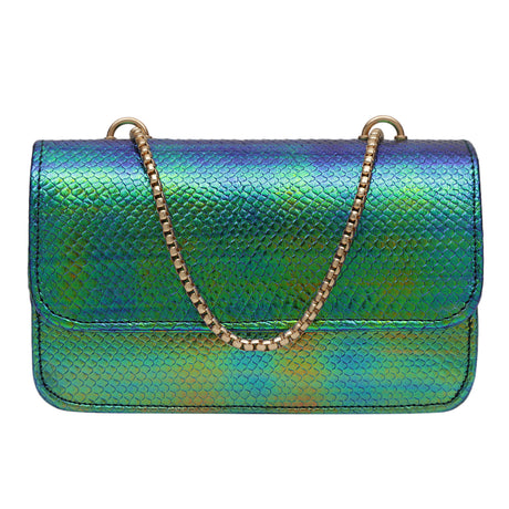 Shimmer Green Sling  Bag